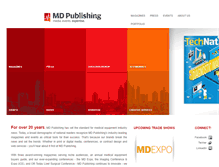 Tablet Screenshot of mdpublishing.com